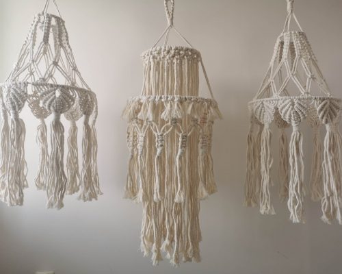 Macrame sietynai